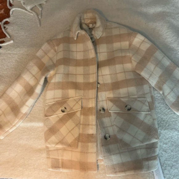 NWT Topshop plaid shacket sz XS - Picture 7 of 7